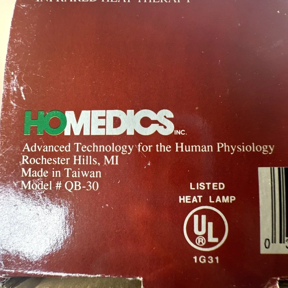 Homedics Infra-Wave Infrared Dual Mode Heat Therapy Device - Model QB30 - Tested